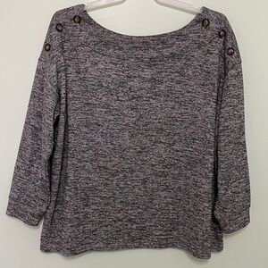 Cable & Gauge top size 1X buttons down shoulders on each side great condition